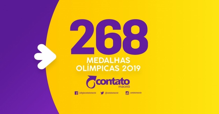 Contato conquista 268 medalhas olímpicas